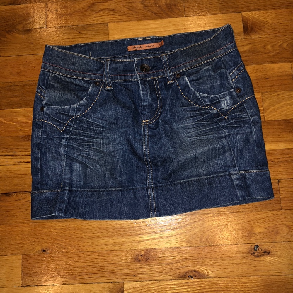 Vigoss Mini Denim Skirt